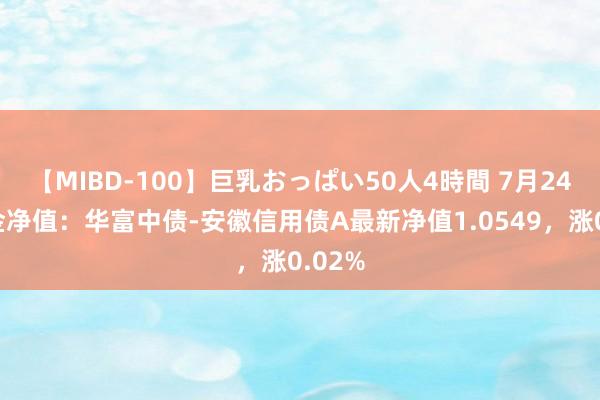 【MIBD-100】巨乳おっぱい50人4時間 7月24日基金净值：华富中债-安徽信用债A最新净值1.0549，涨0.02%