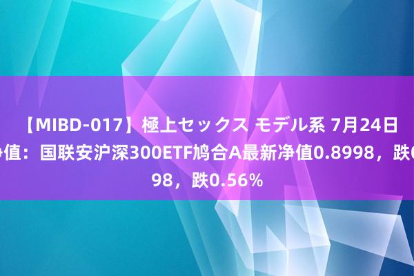 【MIBD-017】極上セックス モデル系 7月24日基金净值：国联安沪深300ETF鸠合A最新净值0.8998，跌0.56%