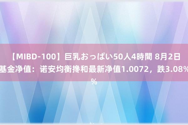 【MIBD-100】巨乳おっぱい50人4時間 8月2日基金净值：诺安均衡搀和最新净值1.0072，跌3.08%