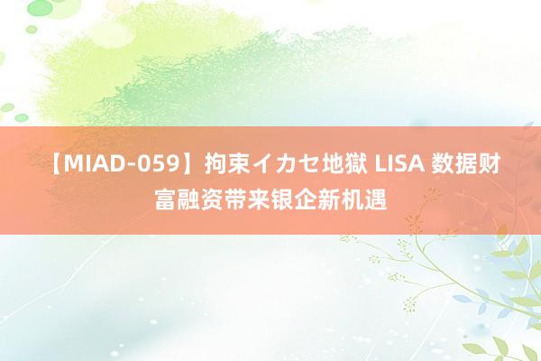 【MIAD-059】拘束イカセ地獄 LISA 数据财富融资带来银企新机遇